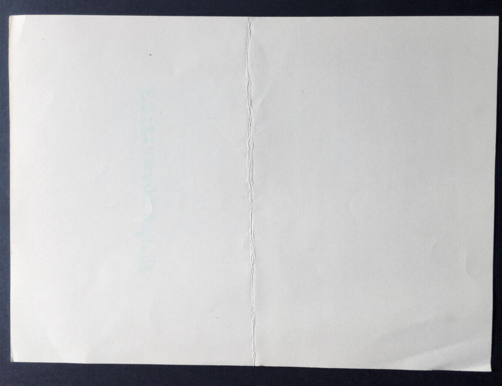 Mystery Menu Mansons No location 1954