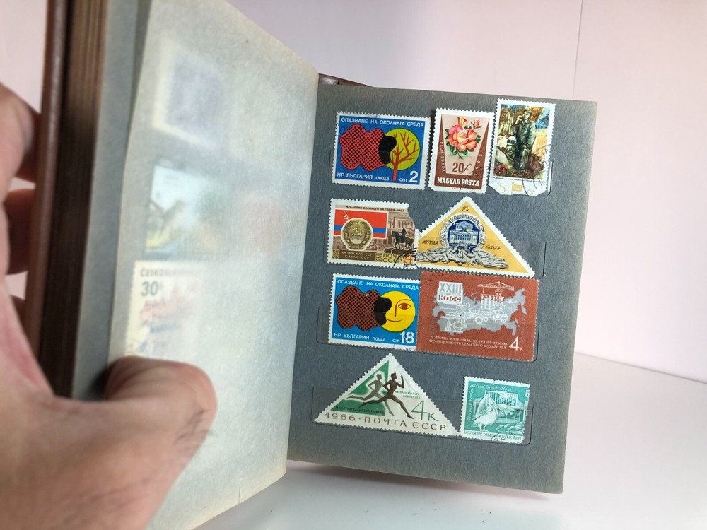 Large album of stamps of the USSR more than 120 pcs. , cool stamps USSR