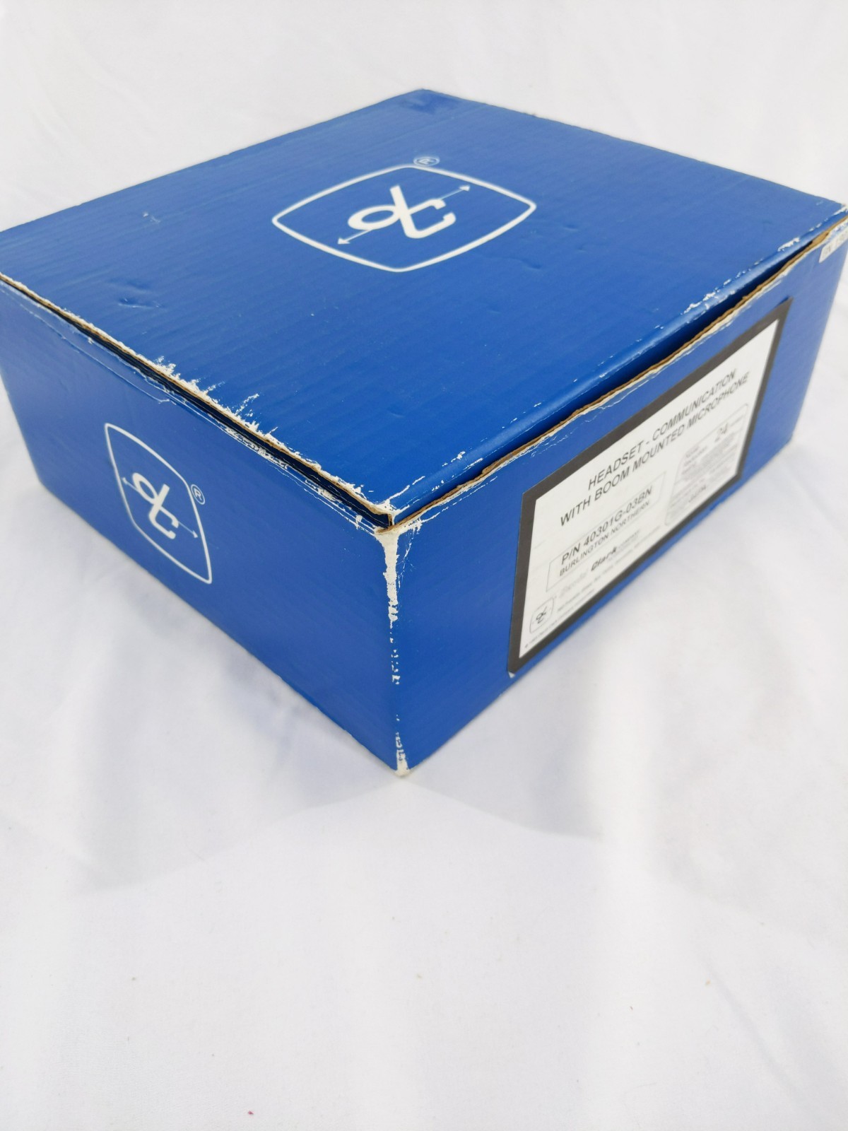 David Clark 40301G Aviation Headset Burlington Northern Railroad New Never Used