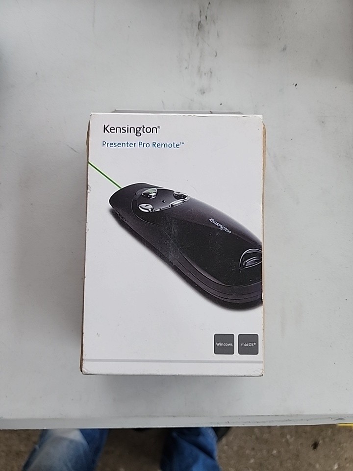 Kensington Presenter Pro Remote Green Laser Pointer Wireless USB NEW PACKAGE DIS