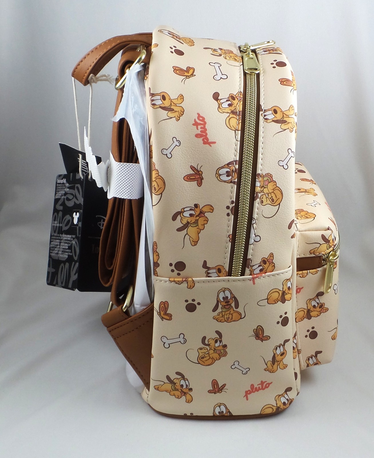 Brand New with Tags (NWT) ~ Disney Loungefly Pluto Baby Mini Backpack