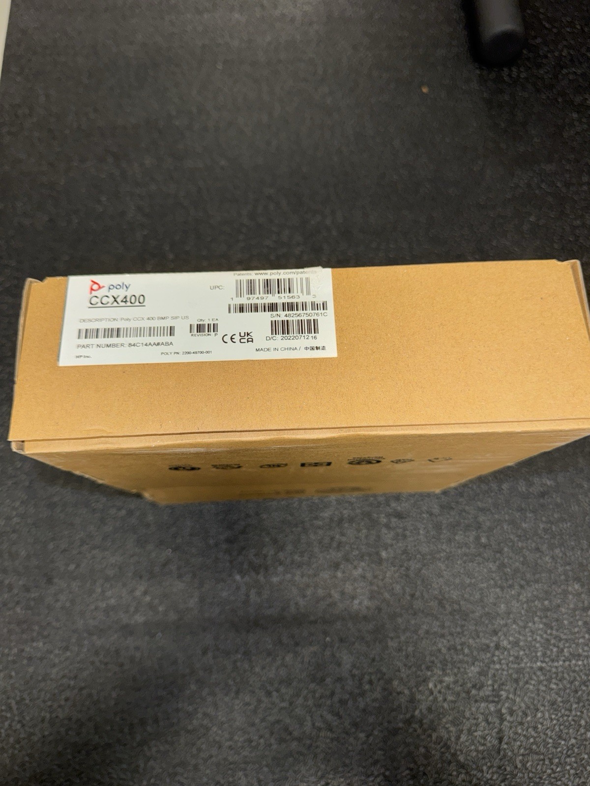 NEW Plantronics CCX 400 Business Media Phone Model 2200-49700-001 NEW