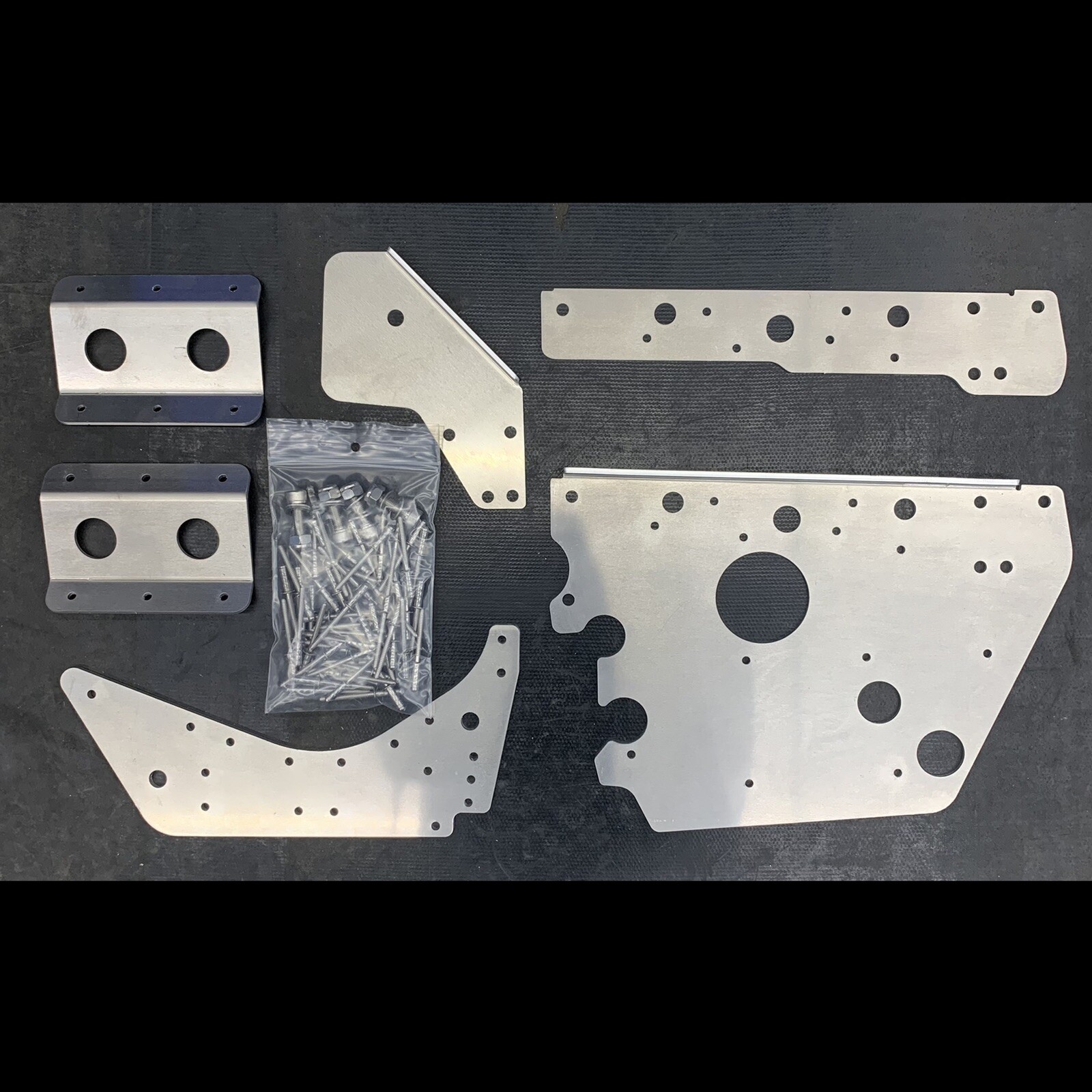 Jay Favel SkiDoo Rev Nun Bulkhead Brace Kit Ski-Doo Braces 6 Pieces SS Hardware