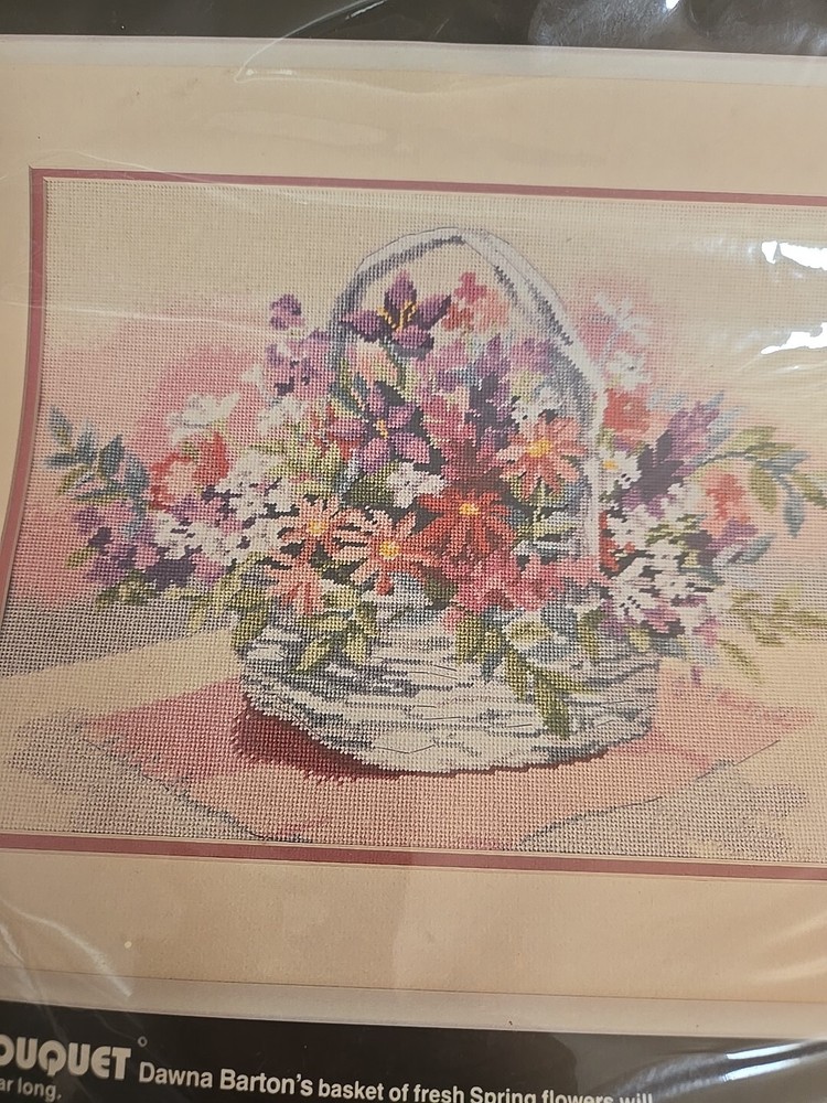 Dimensions Needlepoint Kit - Glorious Bouquet #2336 (Dawna Barton)