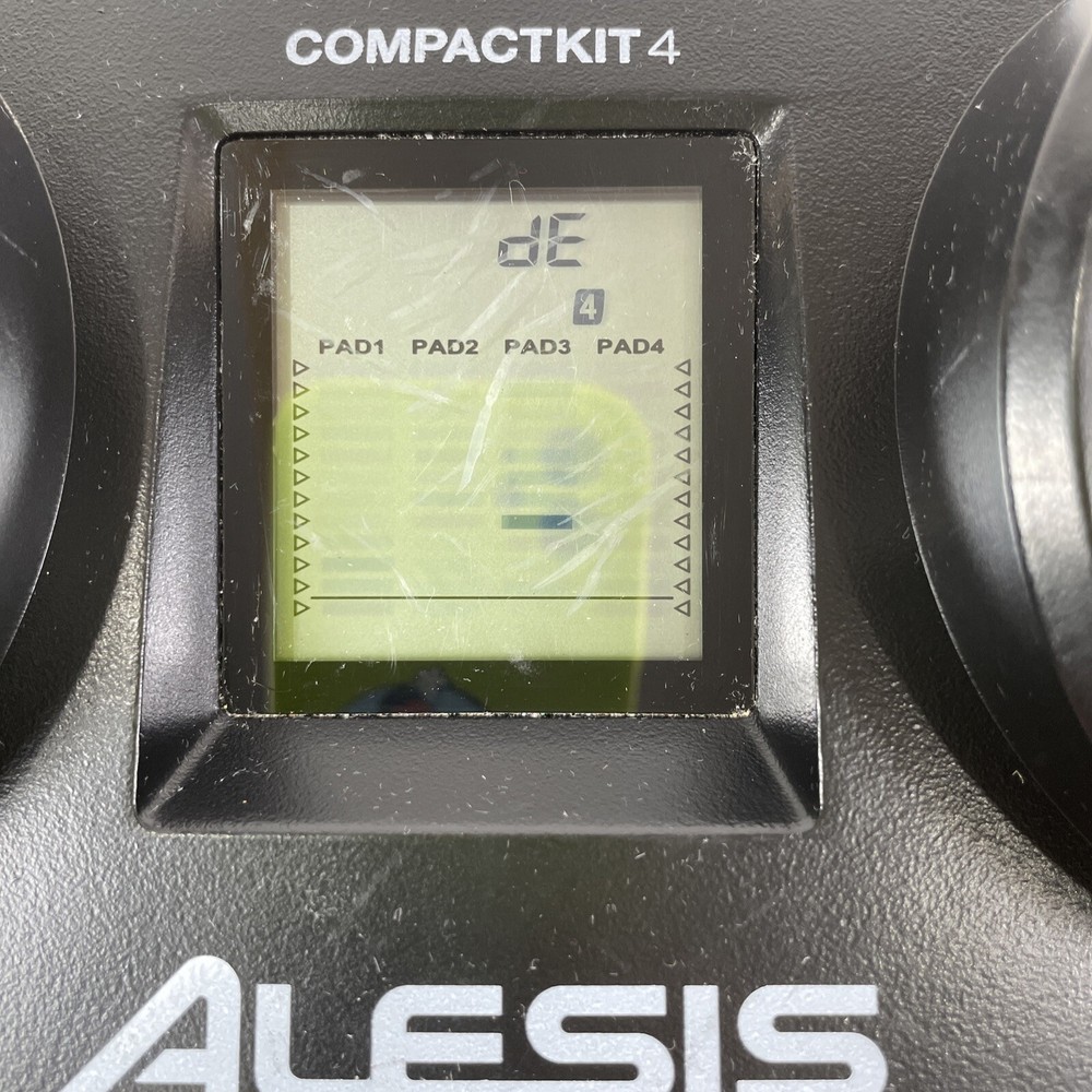 Alesis Compact Kit 4 Portable 4 Pad Machine Tabletop Electronic Drum Kit TESTED