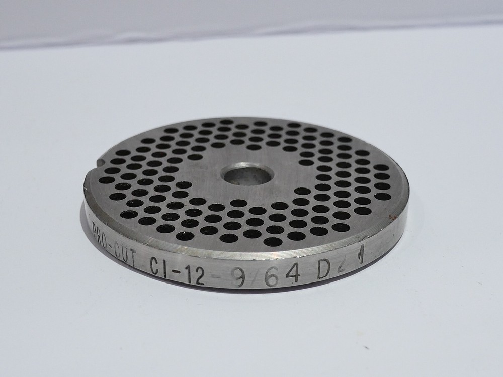 Authentic Pro-Cut #12 Meat Grinder Plate Reversible Disc CI12-9/24-D21