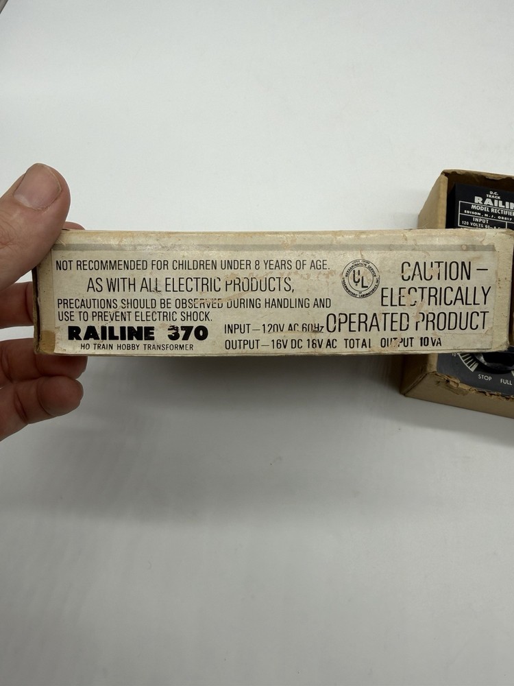 MRC Railine 370 Model Train Transformer Control (untested)
