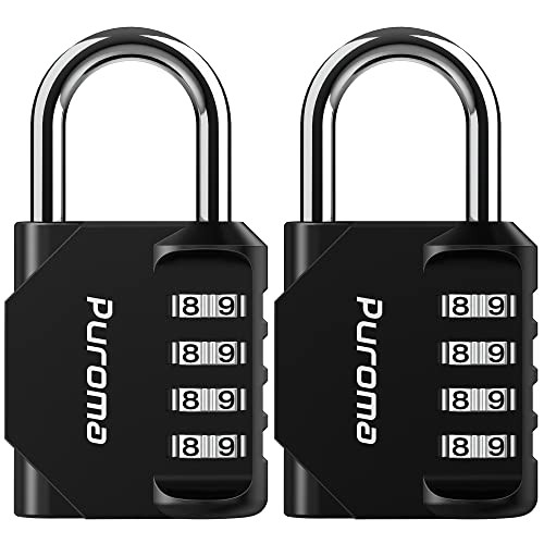 Puroma 2 Pack Combination Lock 4 Assorted Item Package Quantitys , Colors