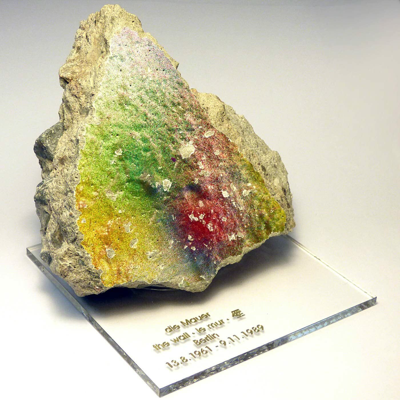 Authentic piece of the Berlin wall Extra large