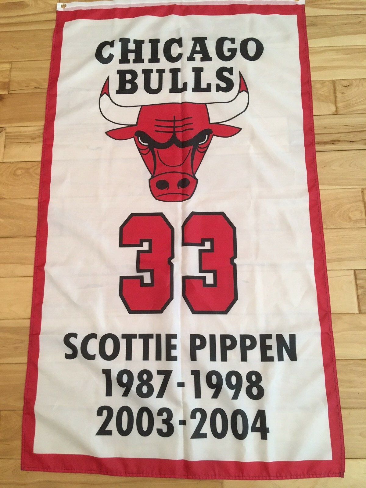 3x5 Chicago Bulls The Last Dance banner set - Jordan & Pippen retirement banners