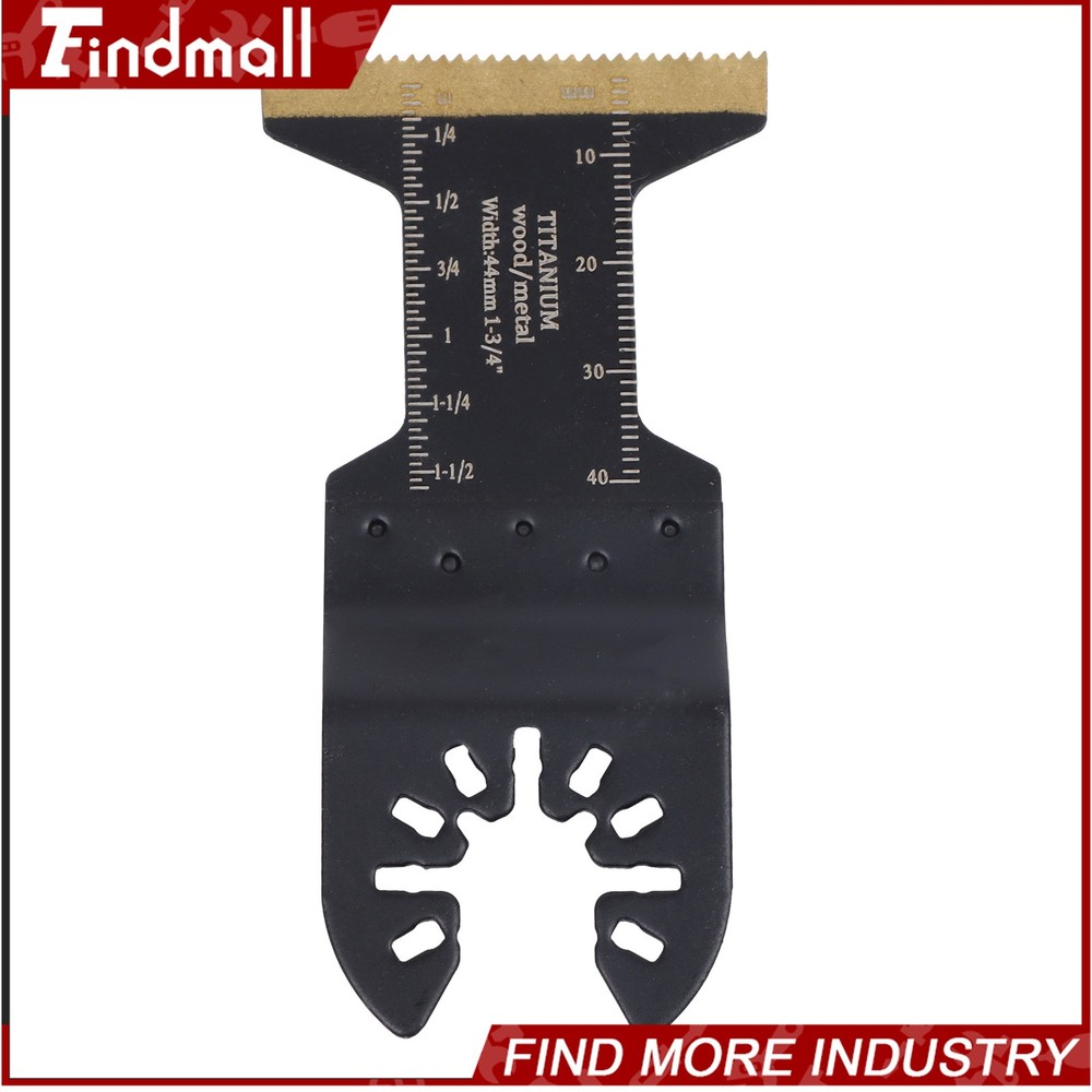 Findmall 15 Pcs Titanium Cutting Blades Multitool Oscillating Saw Blades Kit
