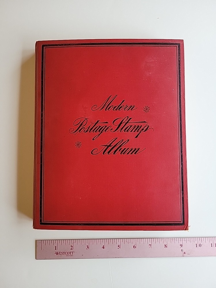 Modern Postage Stamp Album Fully Illustrated 1925 Edition