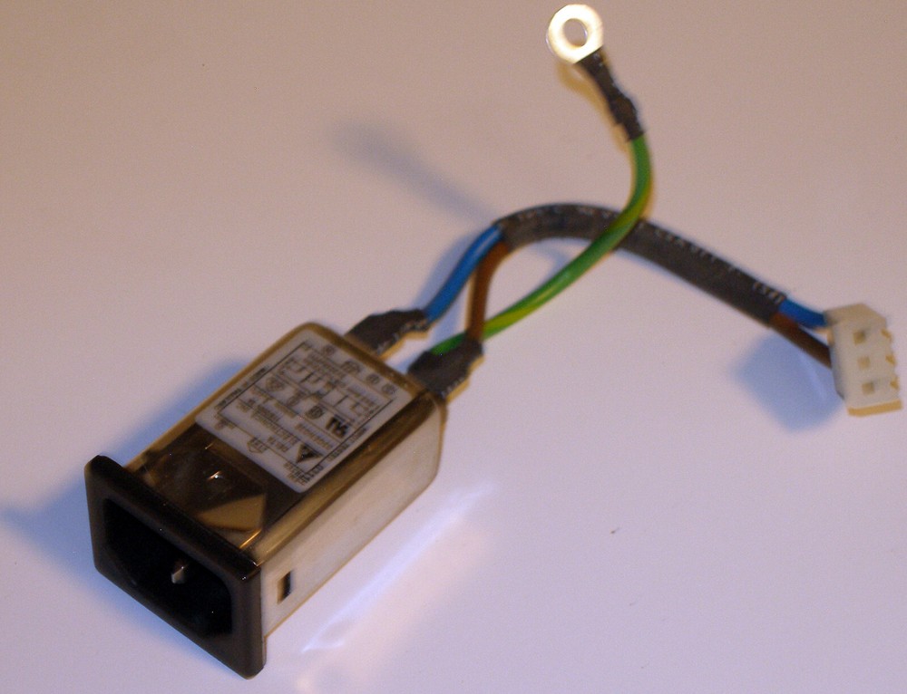 Delta 03GENG3E EMI Filter AC Power Entry Module, IEC 320-C14 3A Panel Mount