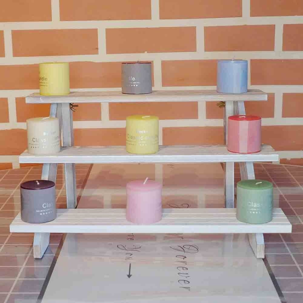 Vintage White Display Riser, Earring Display Stands, Showcase Cascading Merch...