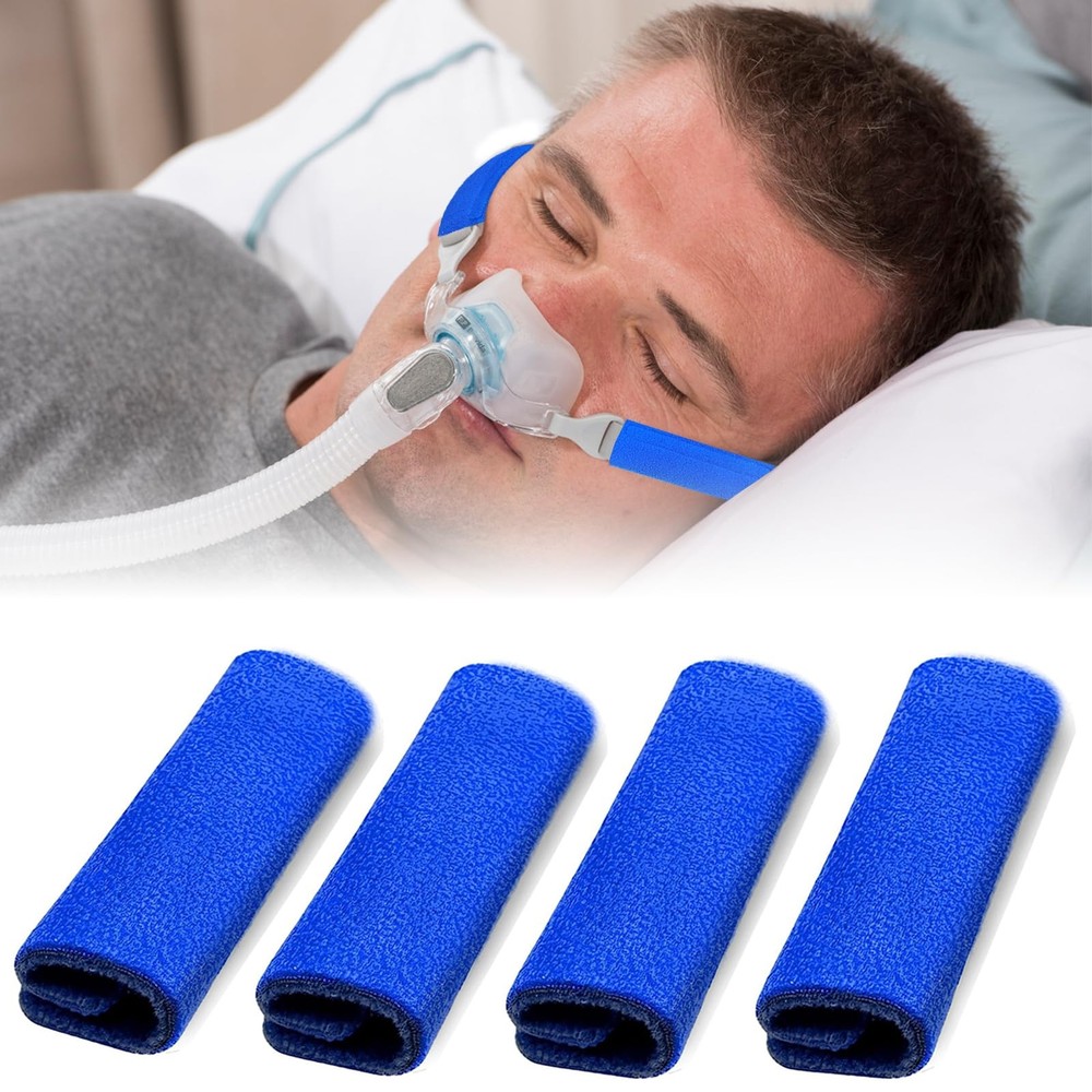 4 Pack CPAP Strap Covers Breathable Cushions for Most 4 Pack, Blue