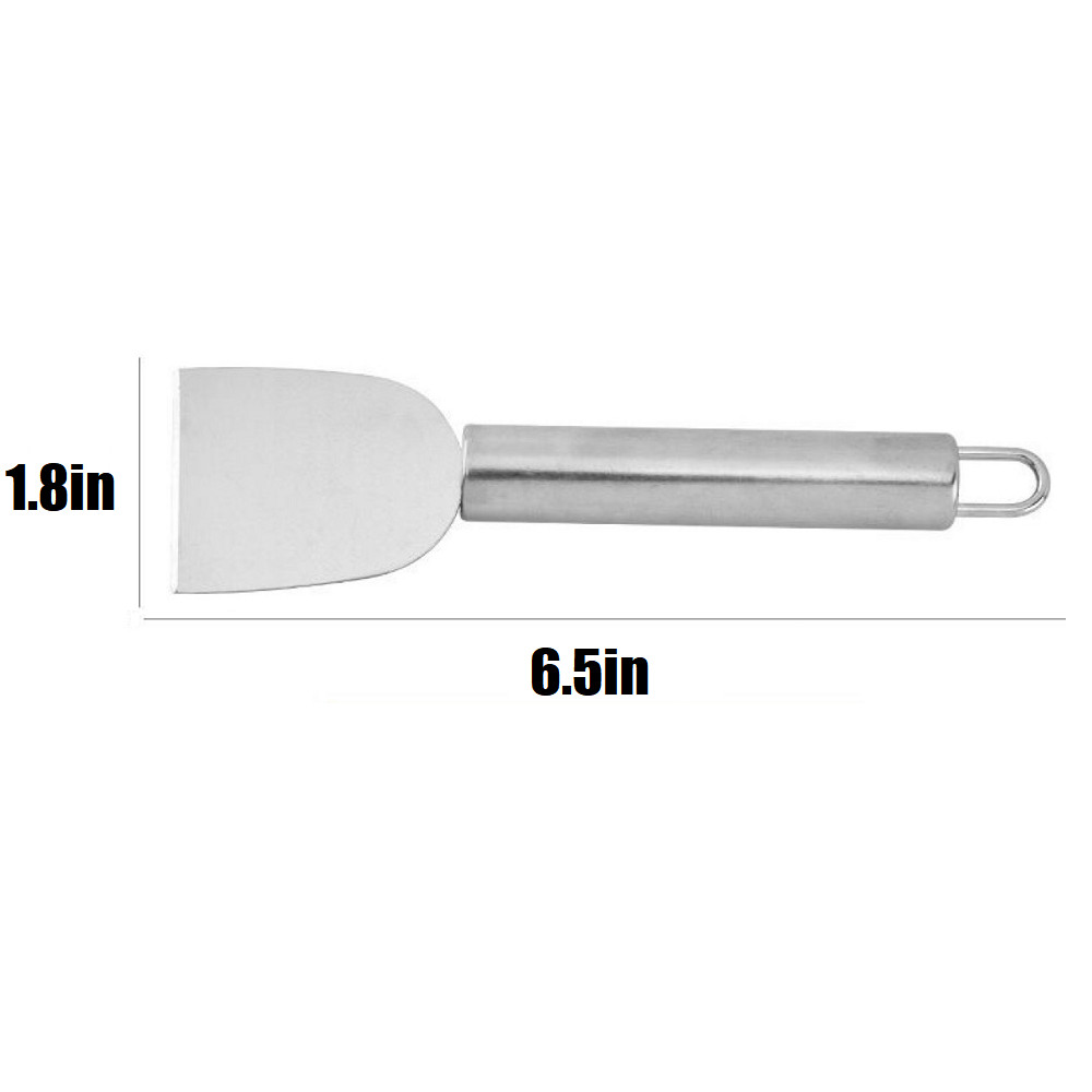 2× Stainless Steel Spatula Multi-Purpose Scraper Kitchen Cleaning Tools Spatula