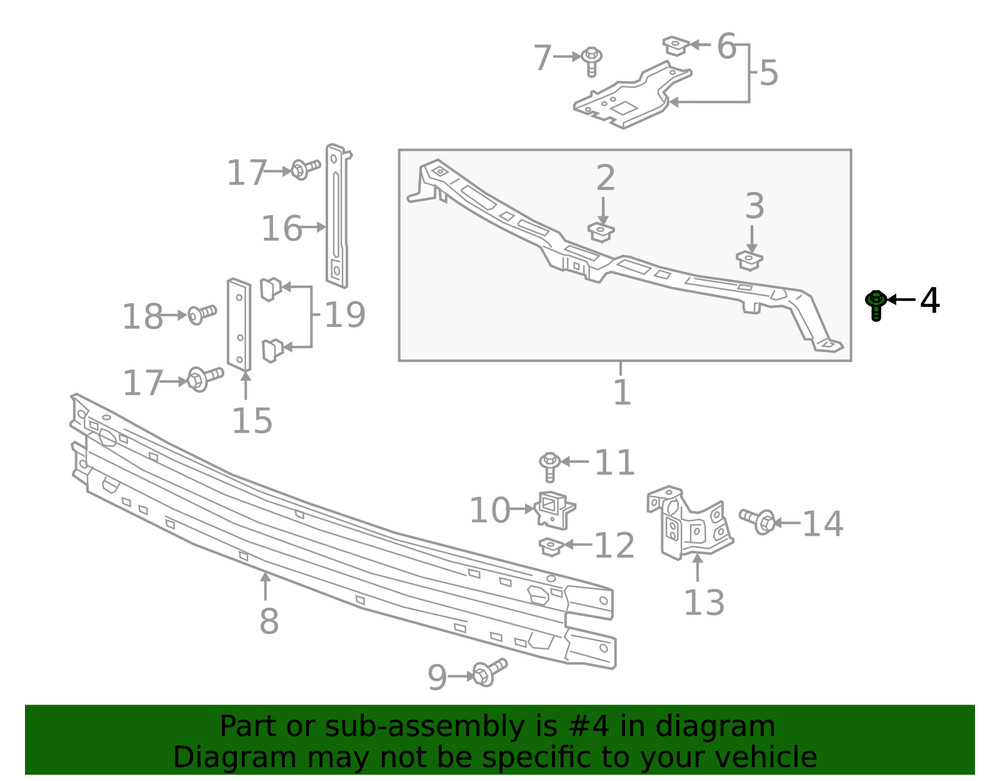 Genuine GM Multi-Purpose Bolt 11547149