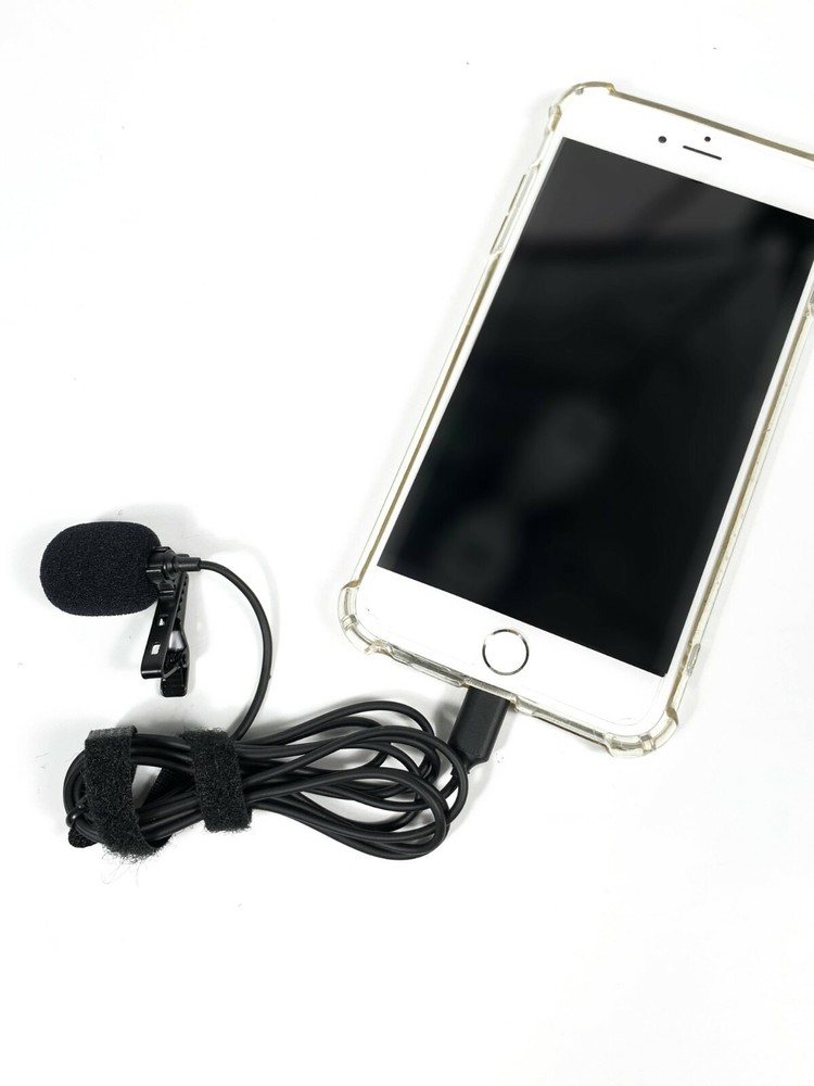 1.5M For Lightning Clip Type Lapel Microphone Record Personal Live Cable