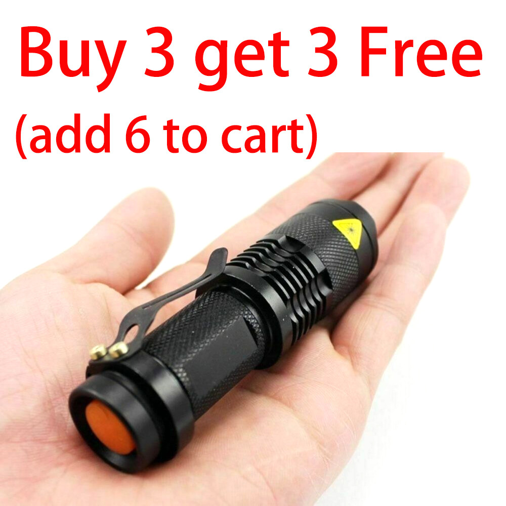 LED Tactical Flashlight Military Grade Torch Small Super Bright Handheld LightUS