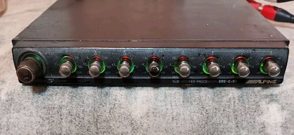 ALPINE ERE G-190 SUBWOOFER   PROCESSOR