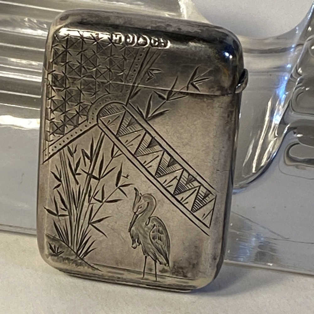 Antique Sterling Silver Match Safe Hallmarked