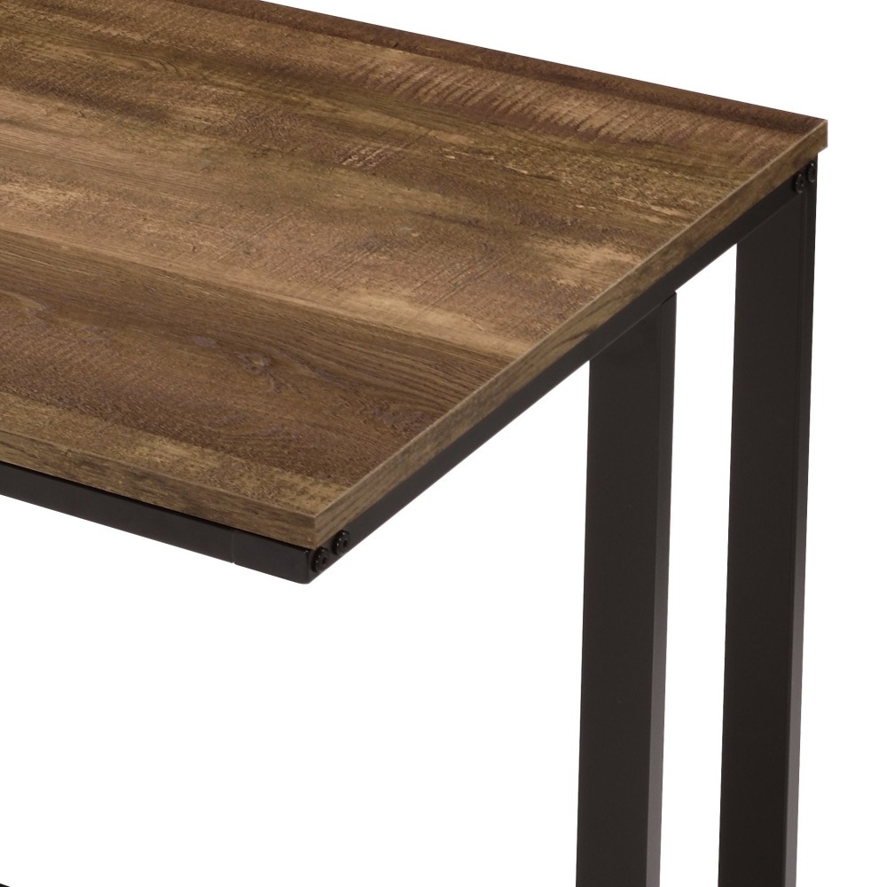 Sleek Rectangular Desk - Integrated USB Charging Port - Contemporary Office