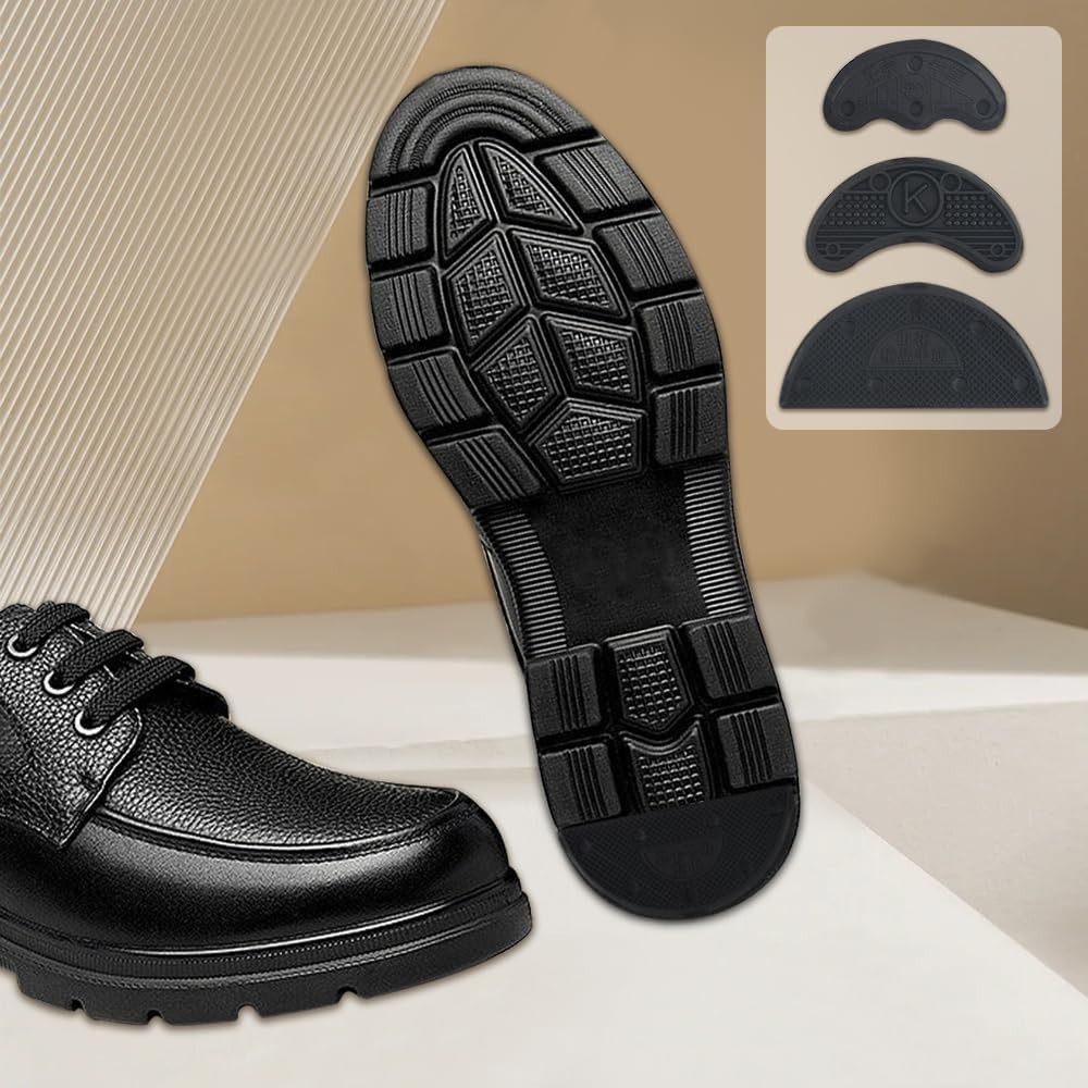 Versatile 30PCS Black Heel Taps – Durable, Non-Slip Solution for Shoes