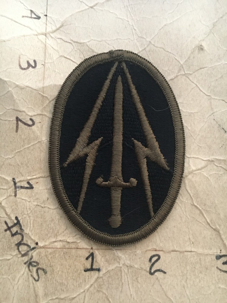 US Army Combat Surveillance School m/e subdued patch 10/9/25