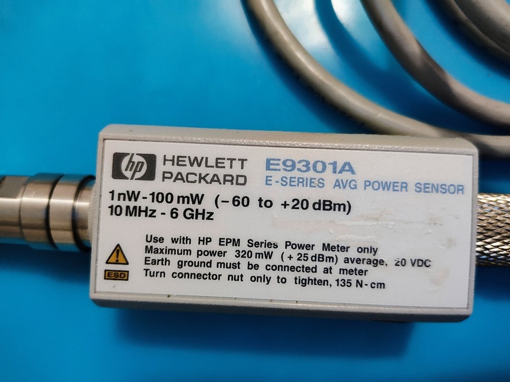 Agilent E9301A E-series Average Power Sensor, Fully Tested, 6 GHz