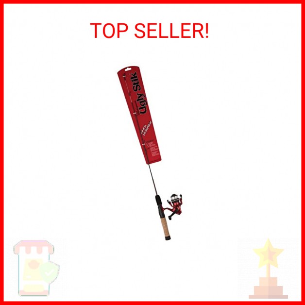 Ugly Stik Dock Runner Spinning Reel and Fishing Rod Combo, 3' - Medium, Multi, 1