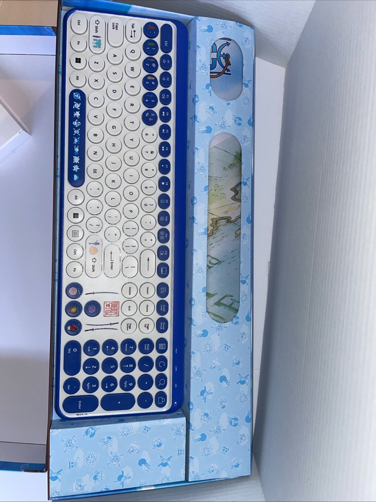 ONE PIECE Wireless 3-in-1 Computer Accessory Set Keyboard Mouse Desk Mat Open
