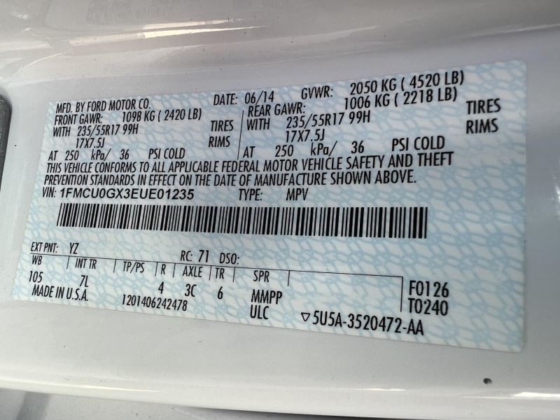 13-16 ESCAPE AIR SHUTTER ASSY