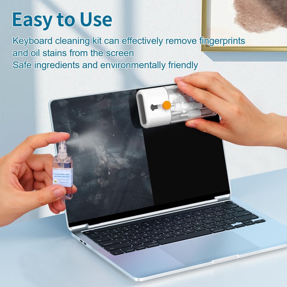 Ultimate Keyboard Cleaner Kit MultiFunction Laptop & Tech Cleaning Tools
