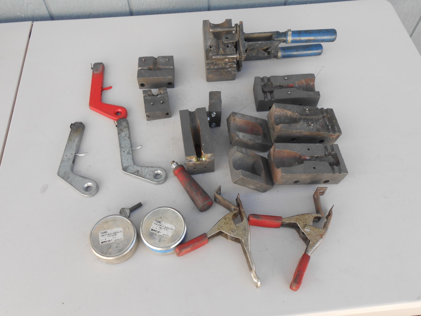 Huge Lot of  ERICO CADWELD MOLDS Handles Starters Parts Only