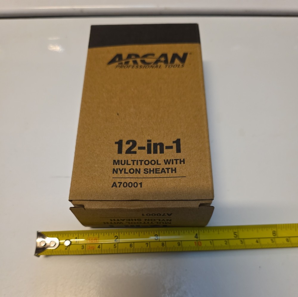 Arcan Profession Tools 12 in 1 Multitool with nylon sheath.