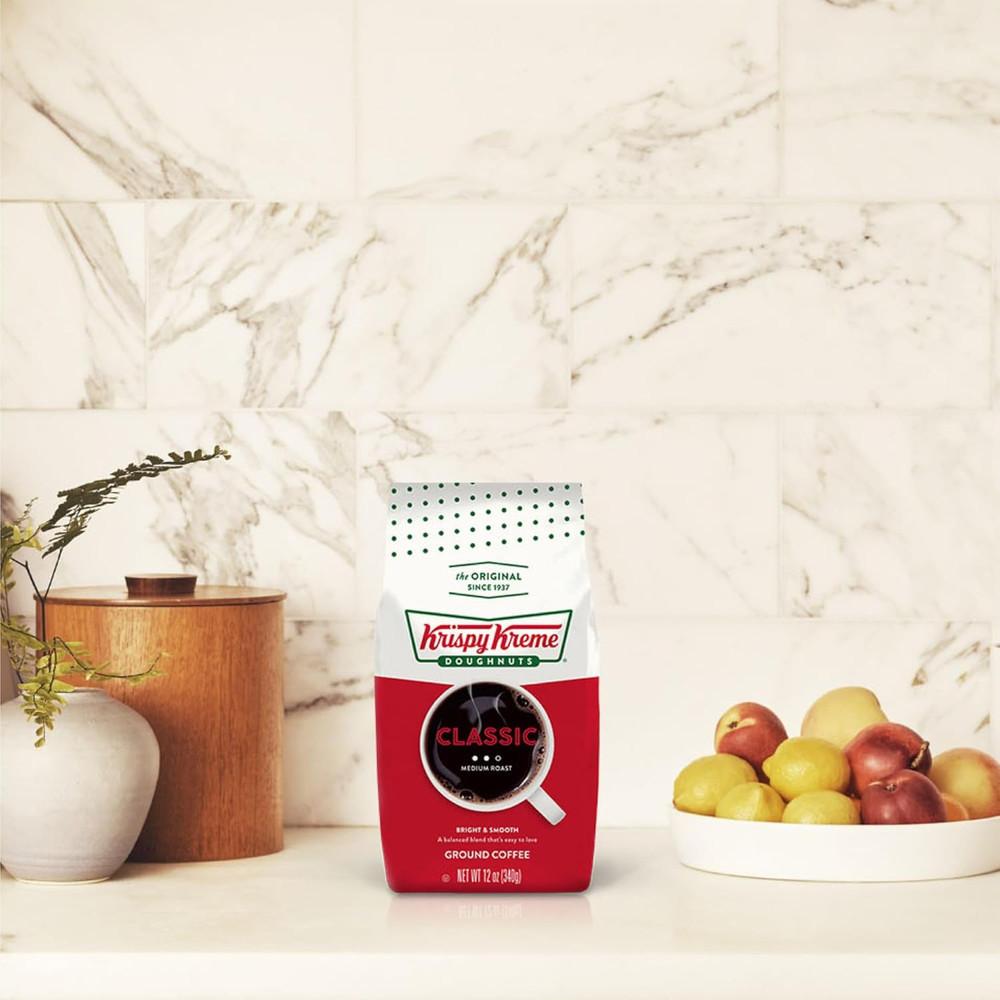 Doughnuts, Classic, Ground Coffee, Medium Roast, Bagged 12Oz