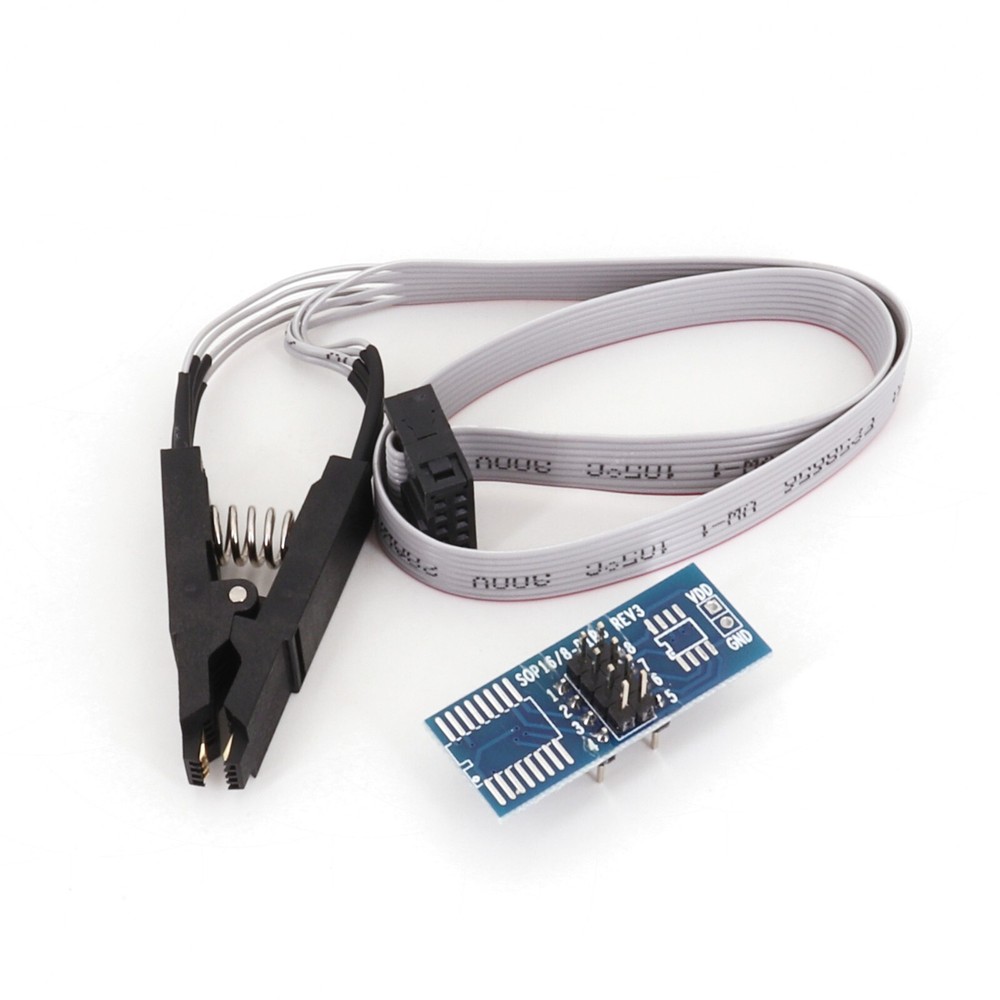 SOP8 SOIC8 Flash Chip IC Test Clip BIOS/24/25/93 Programming Adapter