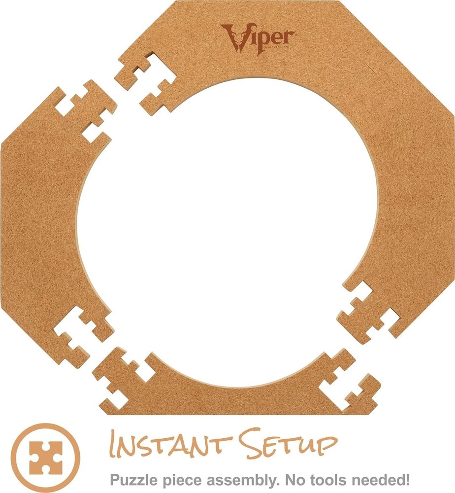Viper Octagonal Wall Defender Dartboard Surround Cork