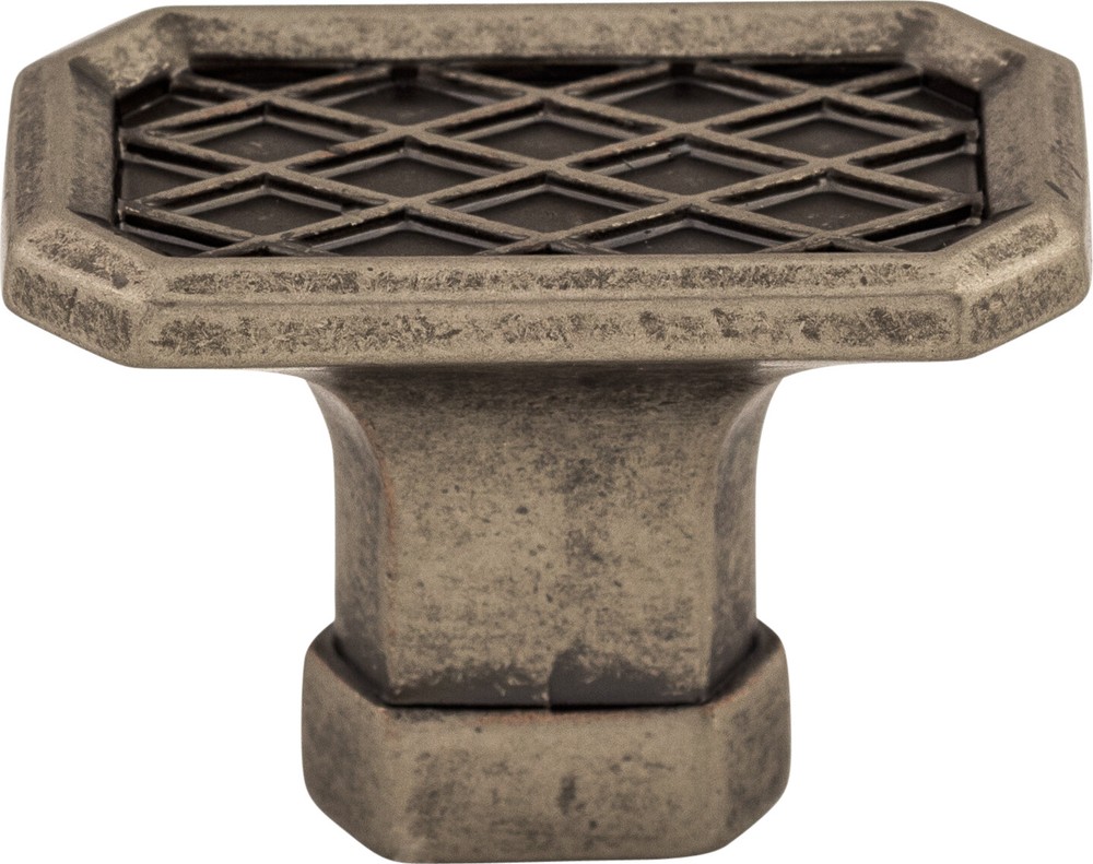 Top Knobs TK205PTA Tower Bridge Knob 1 1/2" Pewter Antique