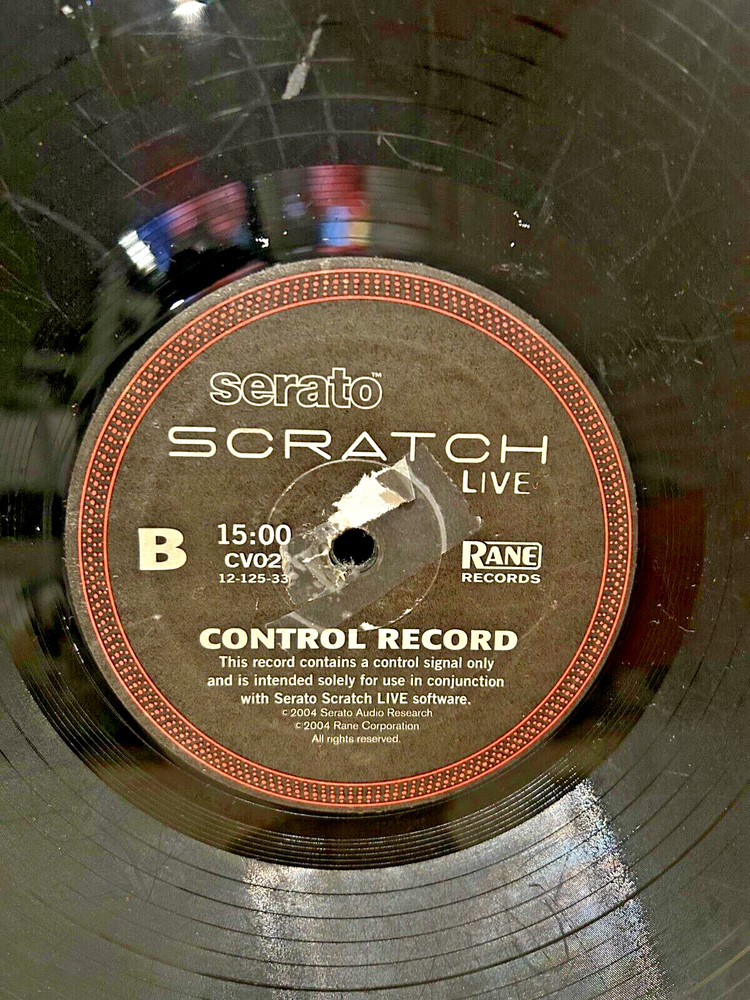 Serato Scratch Live Control Disc