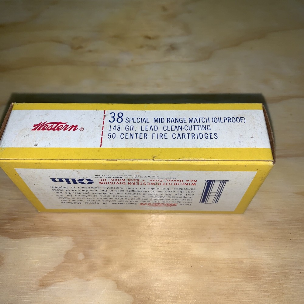 1960s Western 38 Special Super-match Empty Boxes