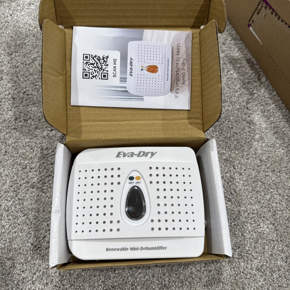 Eva-Dry E-333 Wireless Mini Dehumidifier - White