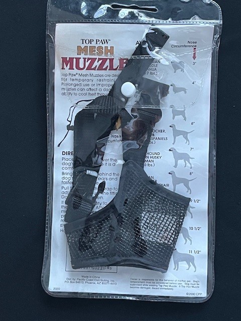 Top Paw Mesh Muzzle Size 3