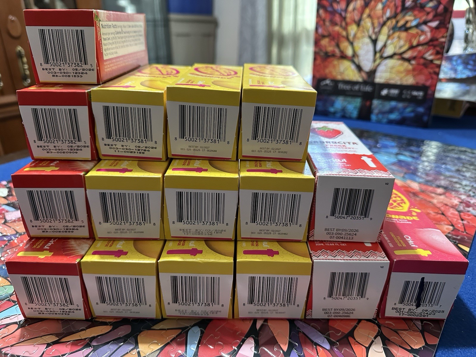 16 SEALED Sip Cartridges Squeeze Lemonade Classic Lemonade Strawberry Sabrocita