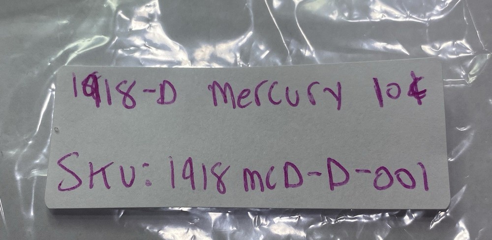 1918-D Mercury Dime Better Date Pristine MS LUSTER