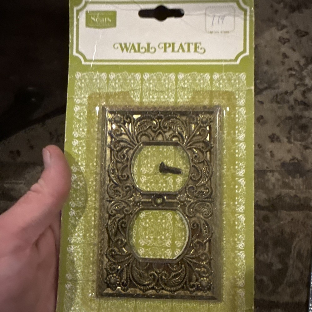 2 Nos Vtg Sears Wall Plate Covers