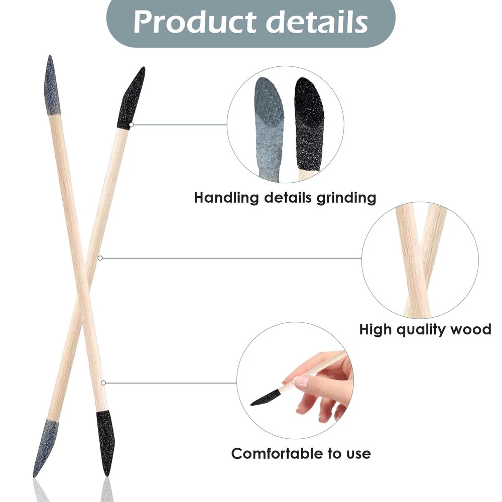 Sanding Sticks 30 Pcs, Double-Ended Sanding Tools for Wood Plastic Models,