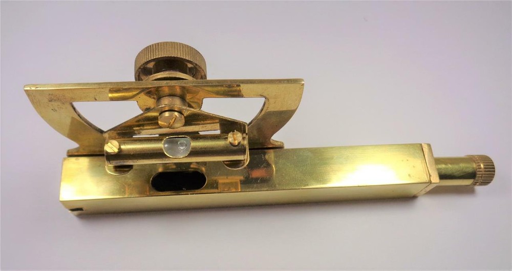 NAUTICAL SOLID BRASS NAVIGATION ABNEY LEVEL MARITIME PRECISION INSTRUMENT