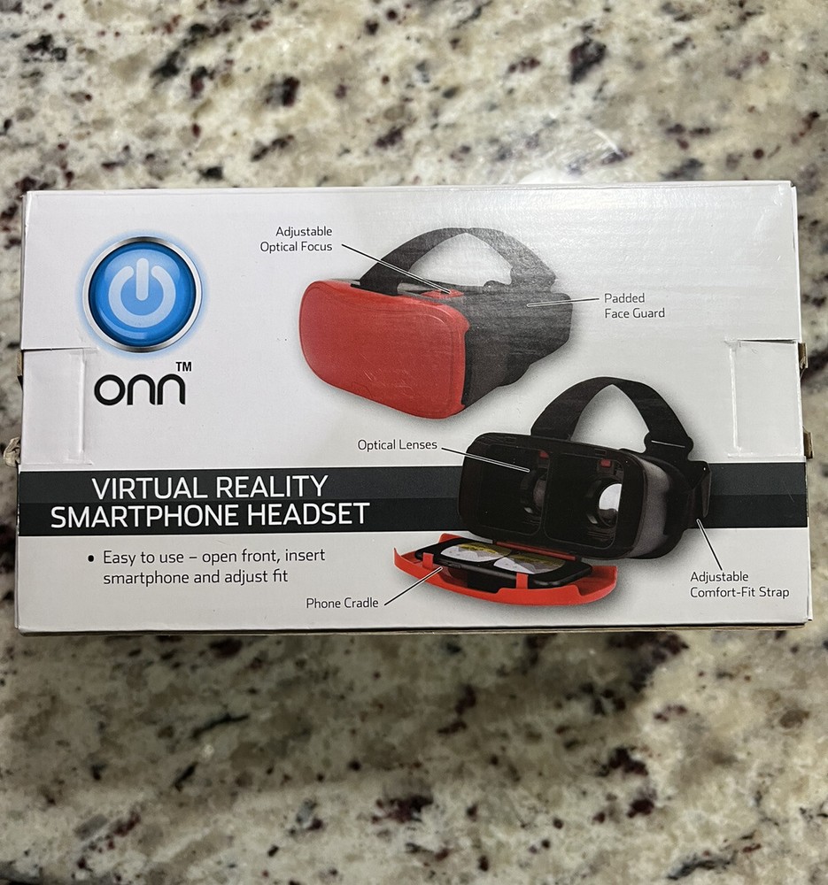 Onn Virtual Reality Smartphone Headset - Red ONA17VR004