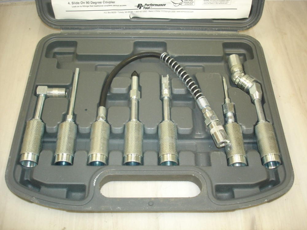 PERFORMANCE TOOL 7 Pc Lube Accessory Kit W50049